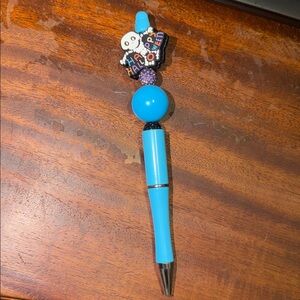 Blue Halloween Themed Pen